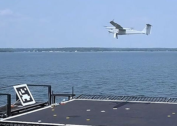 ACE™ navigation landing of JUMP-20 UAS on sea platform